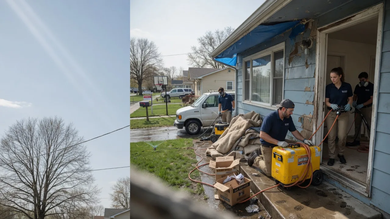 Basement Flood Cleanup in Nelsonville, WI near me